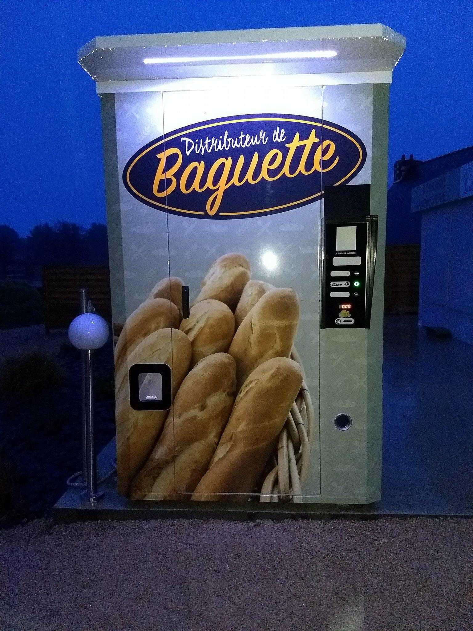 <p>Baguette vending machine </p>
